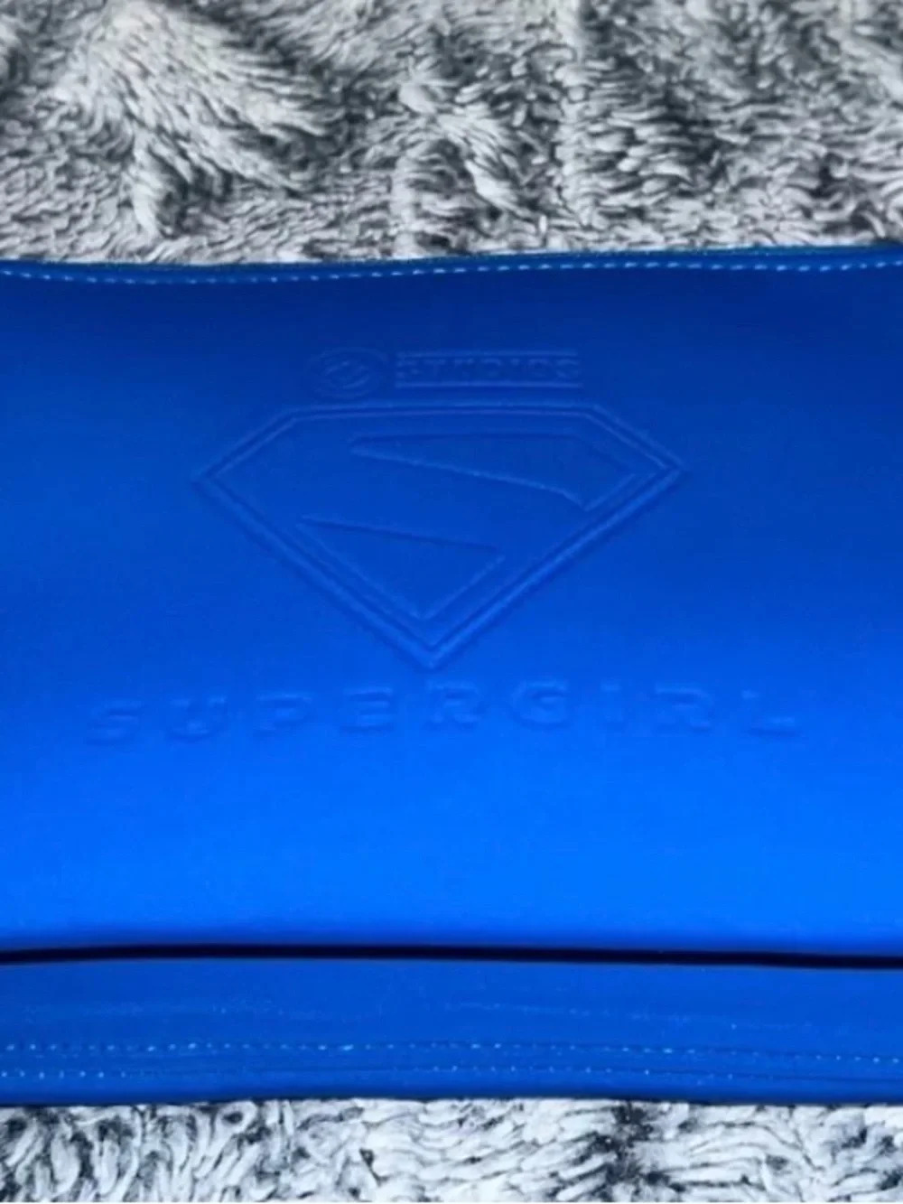 Joico Supergirl ULTA beauty Makeup Bag Pouch Bright Blue